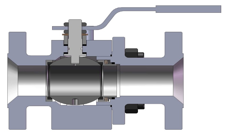 Valvola a sfera a seggi metallici ansi 150 AP54